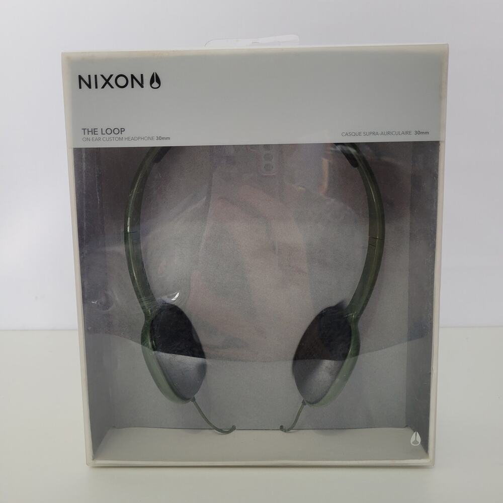 Nixon The Loop On Ear Custom Headphones Olive Green, New in original box